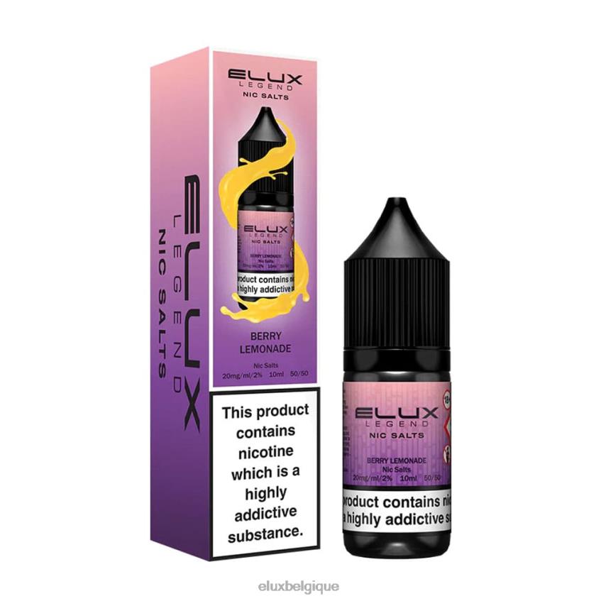 Elux Legend sel de nicotine 10ml 4646846 limonade aux baies Elux bruxelles