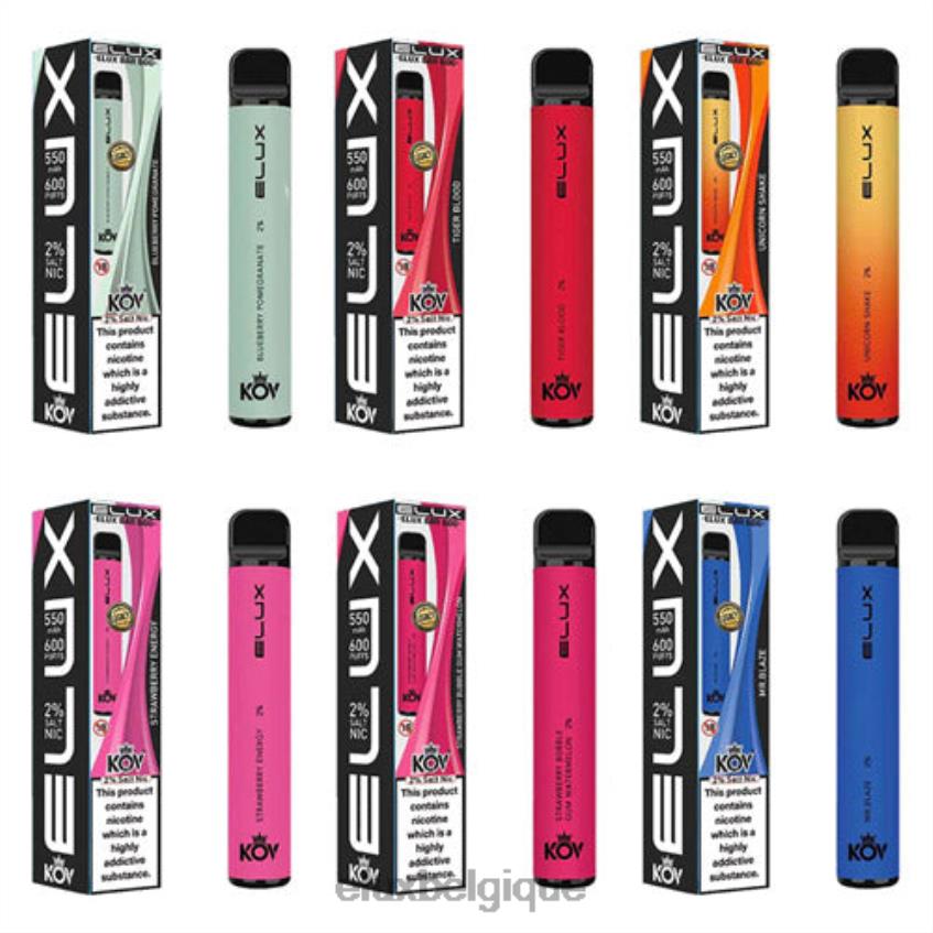 Elux Bar vape jetable de la série Legacy 4646810 rybna citron Elux vape review