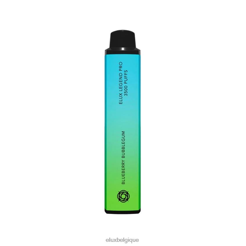 Elux Legend Vape jetable de 3500 bouffées 4646837 chewing-gum aux myrtilles Elux magasin