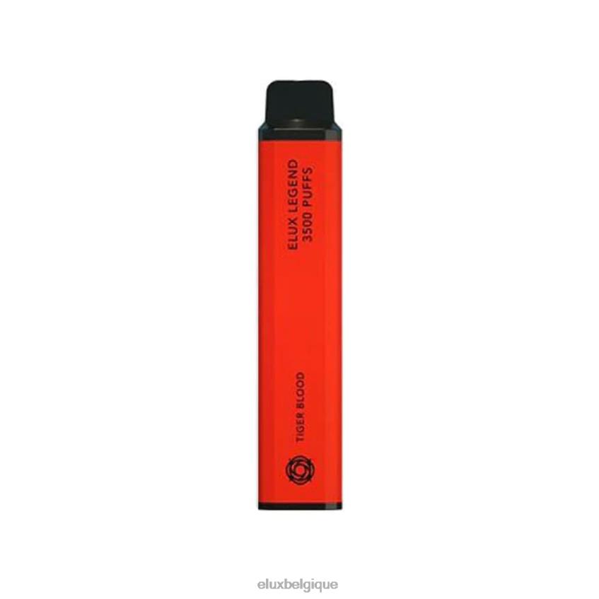 Elux Legend Vape jetable de 3500 bouffées 4646839 sang de tigre Elux prix belgique