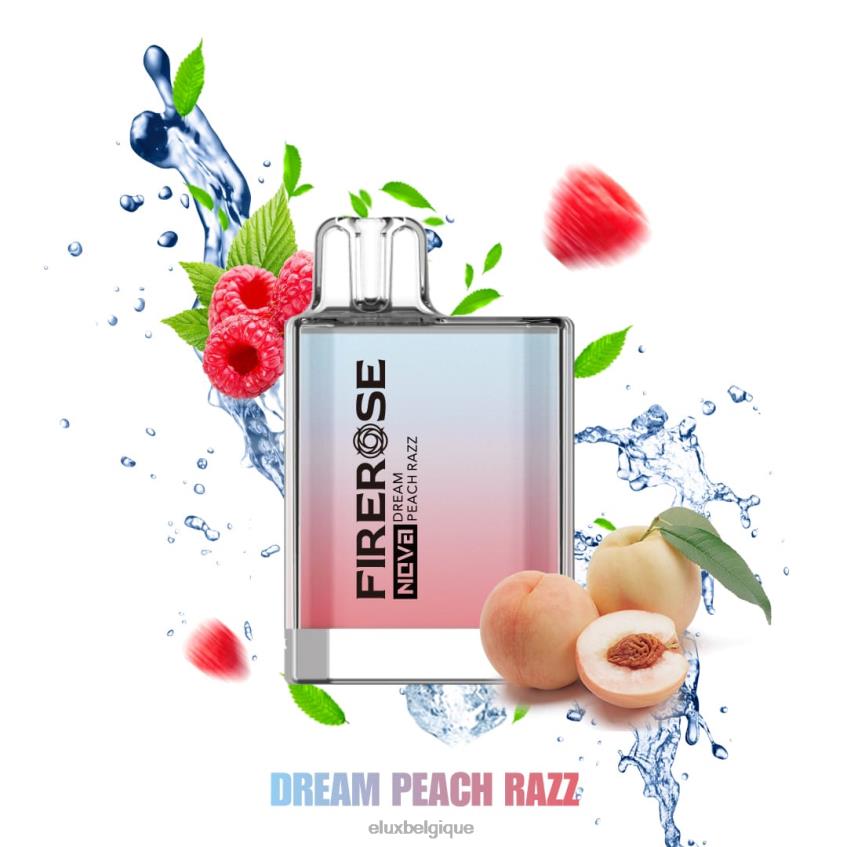 Elux Firerose Nova Vape jetable de 600 bouffées 46468112 pêche de rêve Elux wholesale