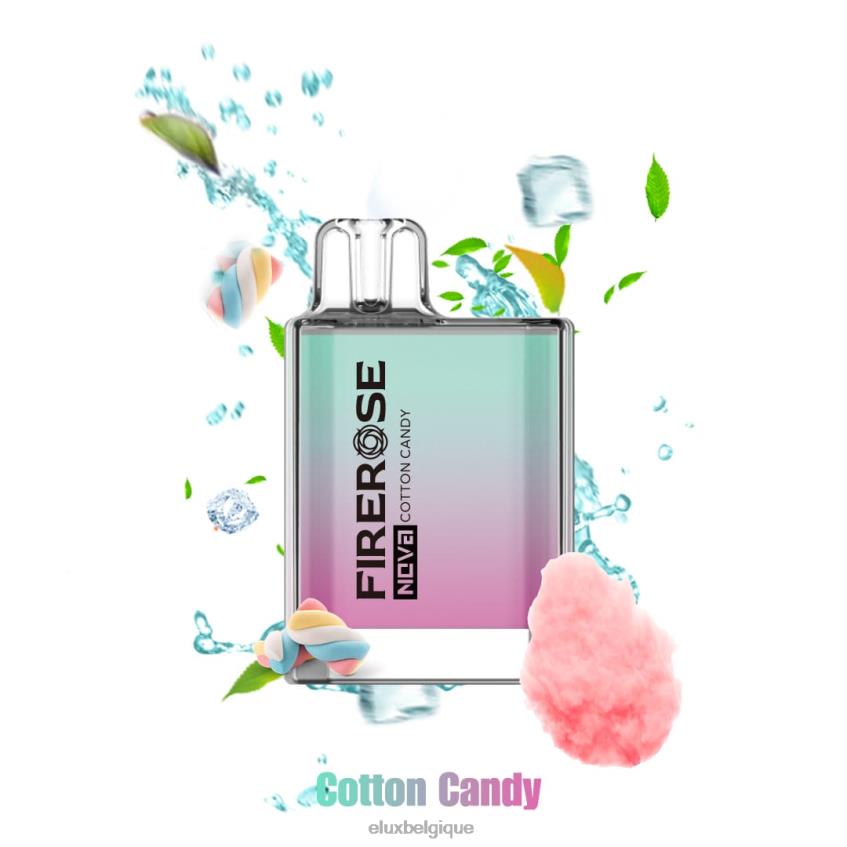 Elux Firerose Nova Vape jetable de 600 bouffées 4646823 barbe à papa Elux website