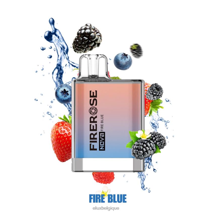 Elux Firerose Nova Vape jetable de 600 bouffées 4646826 bleu feu Elux bruxelles