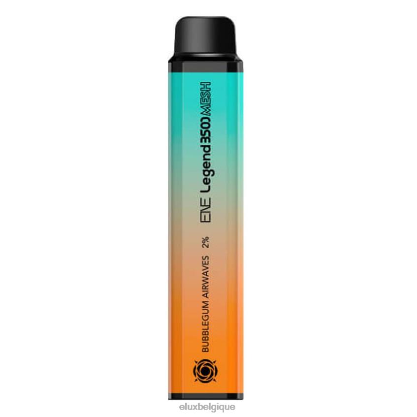 Elux ENE Legend Vape jetable de 3500 mailles 46468130 ondes de bubblegum Elux vape review