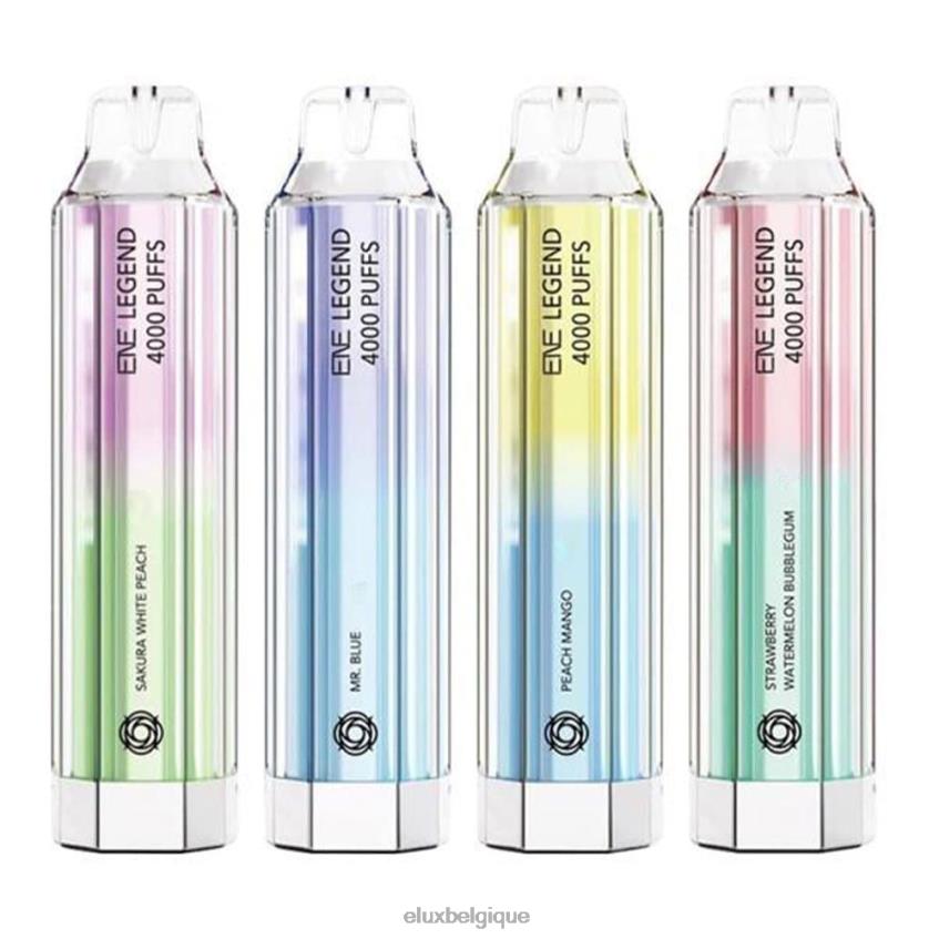 Elux ENE Legend Vape jetable de 4000 bouffées 46468159 glace à la framboise Elux prix belgique